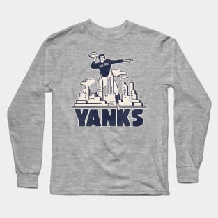 Defunct New York Yanks Football Team Long Sleeve T-Shirt